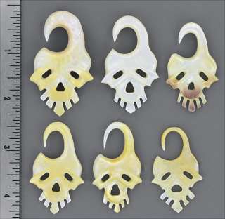 Mother of Pearl SKULL Intricate Hanger Price Per 1  