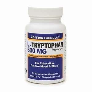  Jarrow Formulas L Tryptophan, 500 mg, 60 vegetarian 
