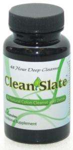 Clean Slate 2 Day Quick & Easy Colon Cleanse  6 BOTTLES  