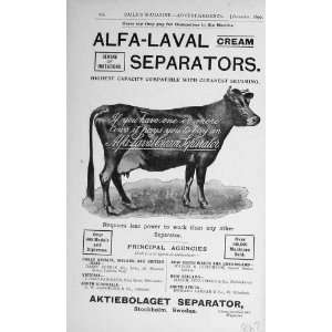  1899 Advertisement Alfa Laval Separators Aktiebolaget 