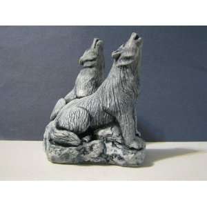  Wolf Sculpture made with volcanic ash: Everything Else