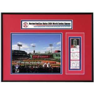   Sox 2005 Opening Day / Banner Raising Ticket Frame: Sports & Outdoors