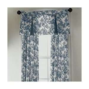  Waverly Garden Room Toile Claire Valance Onyx: Home 