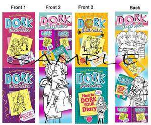 LOT  DORK DIARIES BOOKMARKS Book Marker Not So Dork Diary Stocking 