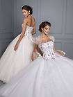 Noble silver Bead Wedding Dress Lace up Brid​al/Ball  