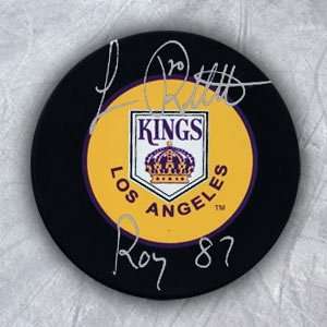 LUC ROBITAILLE Los Angeles Kings SIGNED ROY Puck