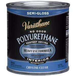   Crystal Clear Water Based Polyurethane, Water Based Semi Gloss Finish