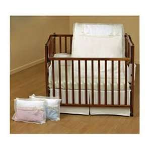  Ecru Classic Bows Cradle Bedding Size 15x33 Baby