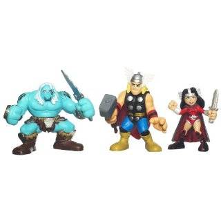 Marvel Super Hero Squad Movie Pack Thor Sif Frost Giant