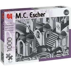  M C Escher Assend Descend. 1000 Piece Jigsaw Puzzle Toys 
