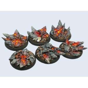  Battle Bases Chaos Bases, WRound 40mm (2) Toys & Games