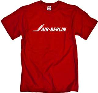 Air Berlin Retro Logo German Airline Aviation T Shirt  