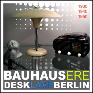 BAUHAUS > BERLIN > DESK LAMP LAMPE ART DECO PRE MID CENTURY MODERN 