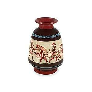  Ceramic vase, Brave Warriors