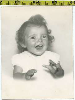 Old 1940s photo / Funny Little Girl Comedian Asks : Have You Heard 