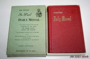 St. Paul DAILY MISSAL Latin English Ordinary of the Mass Red  