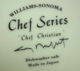Williams Sonoma Guy Buffet Chef Christian Salad Plate  