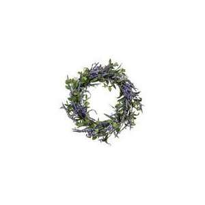    Jane Seymour Botanicals Blue Wild Lupine Wreath: Home & Kitchen