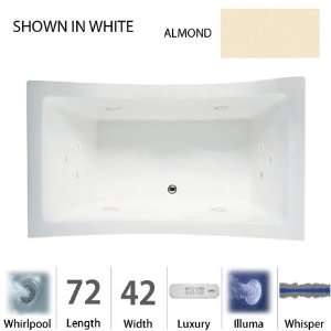 Jacuzzi ALL7242 WCR 4IW A Almond Allusion 72 x 42 Allusion Drop In 