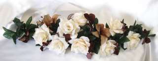 17pcs Wedding Bridal Bouquet Silk Flowers Bride Groom Boutonniere 