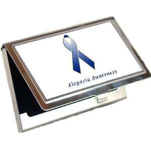  Alopecia Awareness Ribbon Business Card Holder: Office 