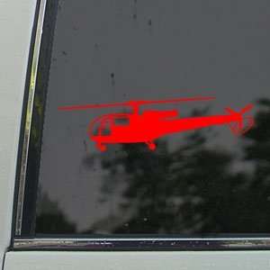  Alouette III Helicopter SA316 SA319 Red Decal Car Red 