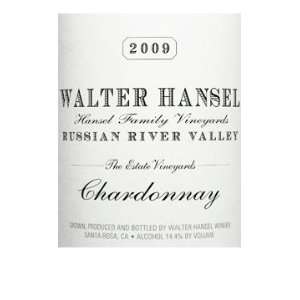  2009 Walter Hansel Chardonnay Russian River Valley Estate 