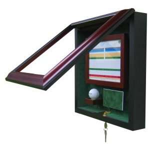  Hole in One Golf Display Case Natural