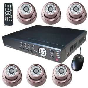  CCTV Surveillance Video System 8 Channel DVR Cameras 