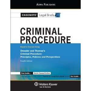   Dressler & Thomas, 4th Ed. [Paperback] Casenote Legal Briefs Books
