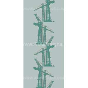 Constructoon Cranes by ATA Design   Soft Blue:  Kitchen 