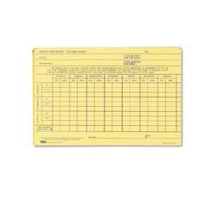  TOPS 3017   Employee Time Report Card, Weekly, 6 x 4, 100 