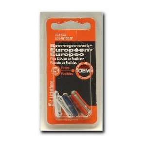  Littelfuse 094133 European Ceramic Fuse Assortment   5 