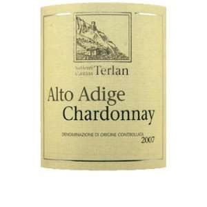    2007 Terlano Chardonnay Alto Adige 750ml: Grocery & Gourmet Food