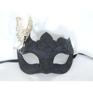   Laser Cut Metal Butterfly Venetian Masquerade Mask 