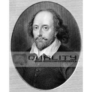  William Shakespeare Engraving Portrait [8 x 12 Photograph 