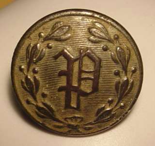 ANTIQUE BUTTON BY WATERBURY, CONN. CO.  