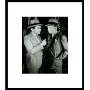  James Cagney & Edward G. Robinson World Culture Framed Art 