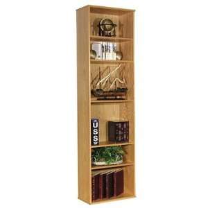   Furniture BK2485 FOKV Heirloom 85.5 H Bookcase in Oak Veneer Baby