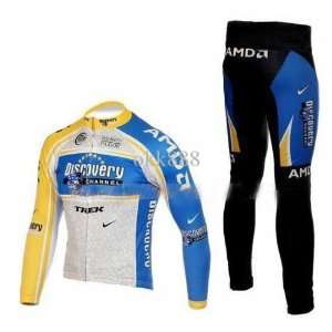 Cycling Jersey 2011 Huangling Explore Ling Ride AMD Long Sleeve Suits 