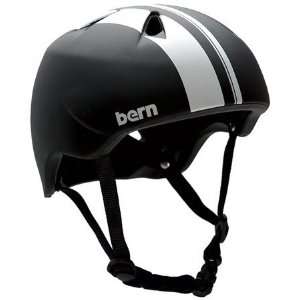  Nio Black Racing Stripe Helmet by Bern   Junior Sized   Jr 
