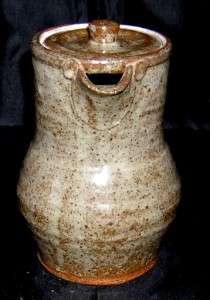 1971 Jeff Oestreich Studio Mingei Pottery Coffee Pot Pitcher Warren 