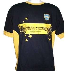  Boca Juniors T shirt La Hinchada Color Navy Blue Sports 