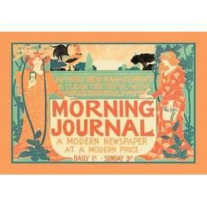  Morning Journal   A Modern Newspaper   16x24 Giclee Fine 
