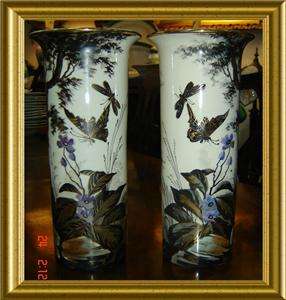 British Aesthetic Movement,Arts and Crafts,Pair Vases  