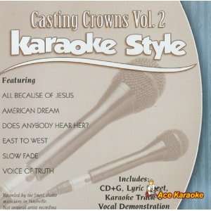   Karaoke Style CDG #3784   Casting Crowns Vol. 2 