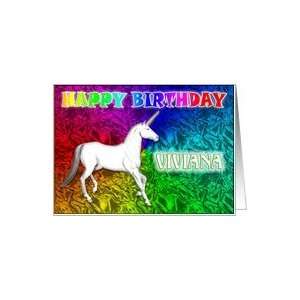  Vivianas Unicorn Dreams Birthday Card Card Health 