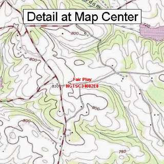  USGS Topographic Quadrangle Map   Fair Play, South 