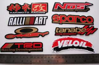 Lot of 8 Nos Nitrous Veloil Racing Motocross Decal Sticker M9  