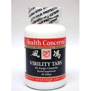  Virility Tabs, 90 tablets, Health Concerns Health 